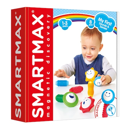 My First Sounds + Senses, Magnetic Rattle Building Set